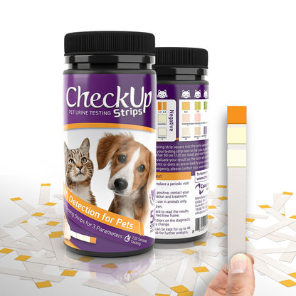 Coastline Global CheckUp UTI Urine Test Strips for Dogs & Cats 50ct