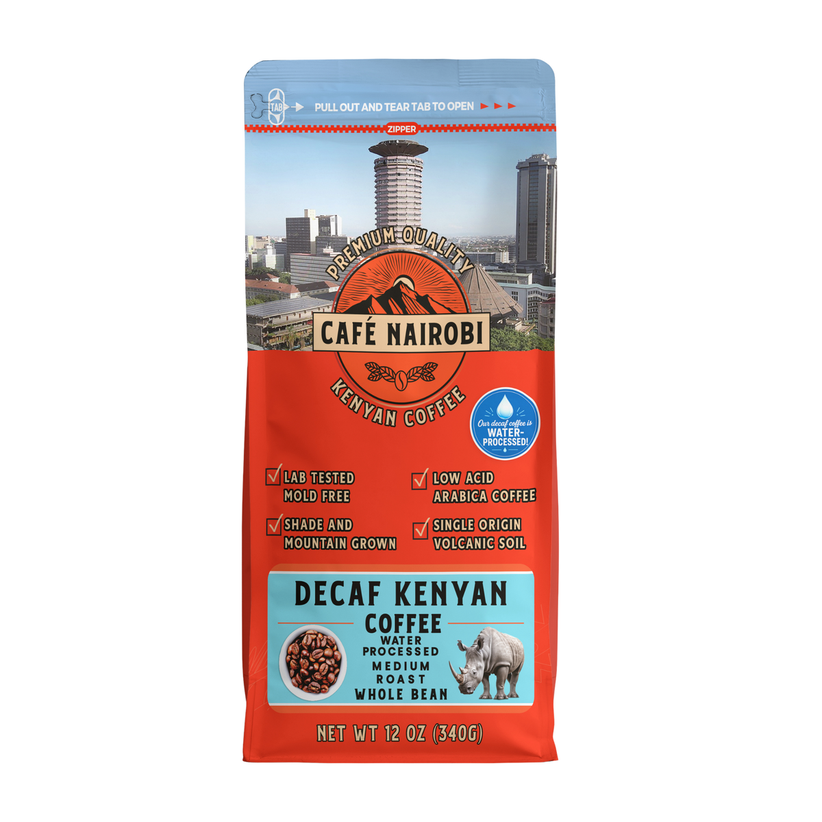 Café Nairobi Decaf Kenyan Coffee