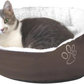 Calming Donut Cat Bed Plush Anti Anxiety Washable Non Slip Small Pets