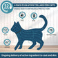 Cat Flea Collar 4 Pack Waterproof Adjustable Tick Prevention 32 Month Protection