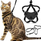 Cat Harness Escape Proof Adjustable Leash Set Reflective Walking Vest