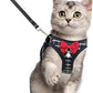 Cat Harness Leash Set Breathable Adjustable Mesh Vest