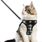 Cat Harness Leash Set Breathable Adjustable Mesh Vest