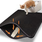 Cat Litter Mat –Waterproof & Urine Proof, Scatter Control, Easy Clean, Washable, BPA-Free
