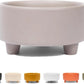 Ceramic Cat & Dog Pet Bowl, Elevated Stoneware Feeder, Dishwasher Safe