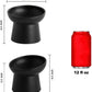 Ceramic Raised Tilted Cat Bowls Set of 2, Elevated Porcelain Feeder