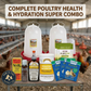 Complete Poultry Health & Hydration Super Bundle – 3 Gallon Drinkers + Vitamins + Oregano + Pick-No-More + VetRx