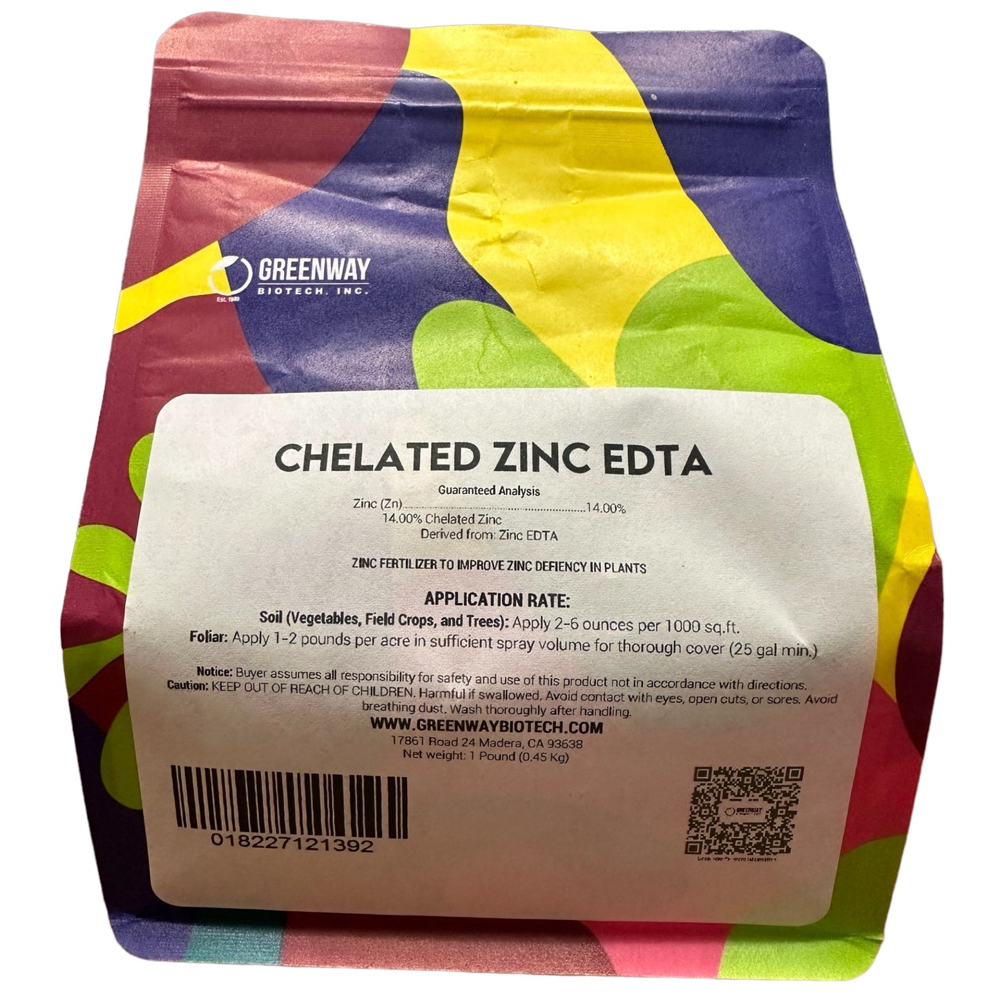 Chelated Zinc EDTA Fertilizer