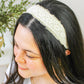 Clara Lace and Linen Headband
