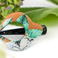 Copper Floral Arc Hair Clip