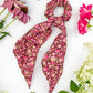 Cottage Rose Scarf Scrunchie