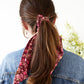 Cottage Rose Scarf Scrunchie