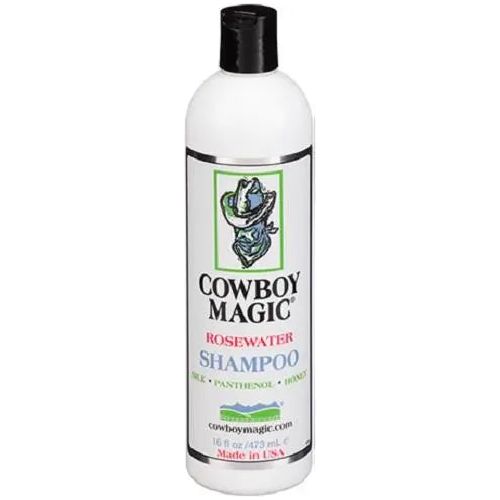 Cowboy Magic Concentrated Rosewater Shampoo 16 oz. for Horse Dogs Cat & Humans