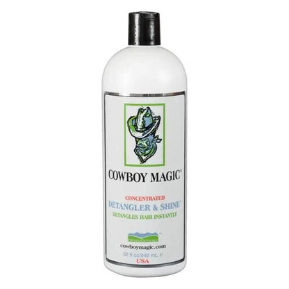 Cowboy Magic Detangler and Shine Concentrate 32 oz. for Dogs Humans & Horses