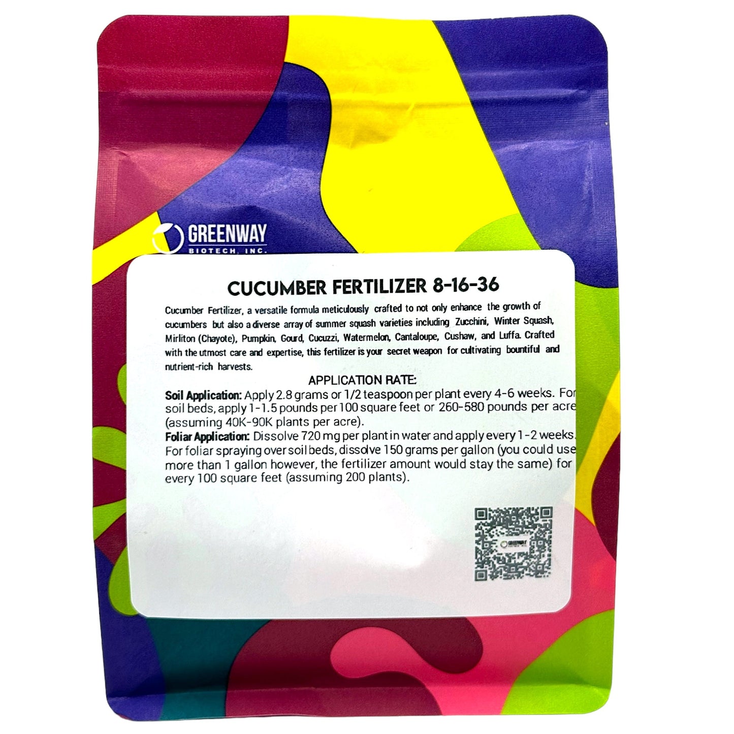 Cucumber Fertilizer 8-16-36 | Chelated Micronutrients | Hydroponics, Soil & Foliar Application