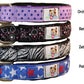 cuteNfuzzy® Collar acolchado ajustable con estampado para perro con garantía
