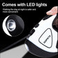 Correa automática retráctil para perro con luz LED de seguridad nocturna