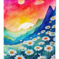 Daisies in Color House Flag