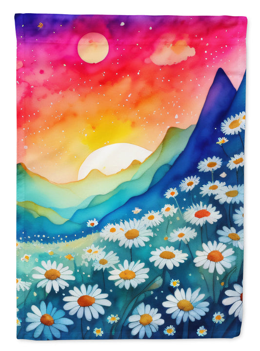 Daisies in Color House Flag