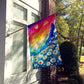 Daisies in Color House Flag