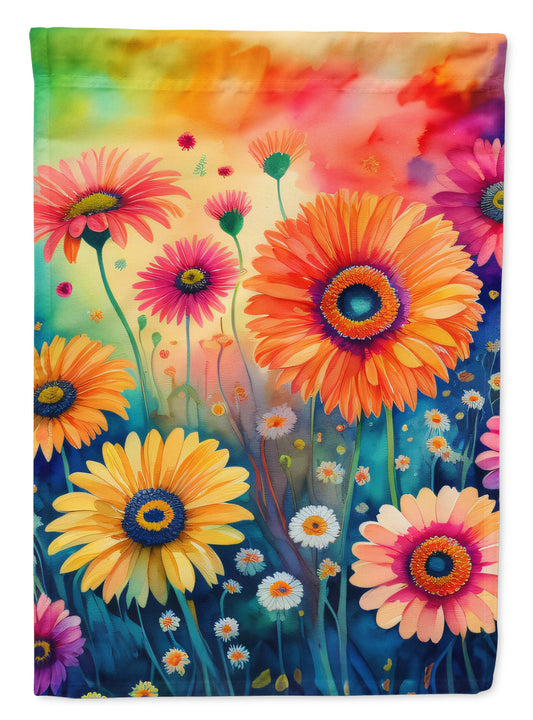 Gerbera Daisies in Color Garden Flag – Outdoor Decorative Yard Flag