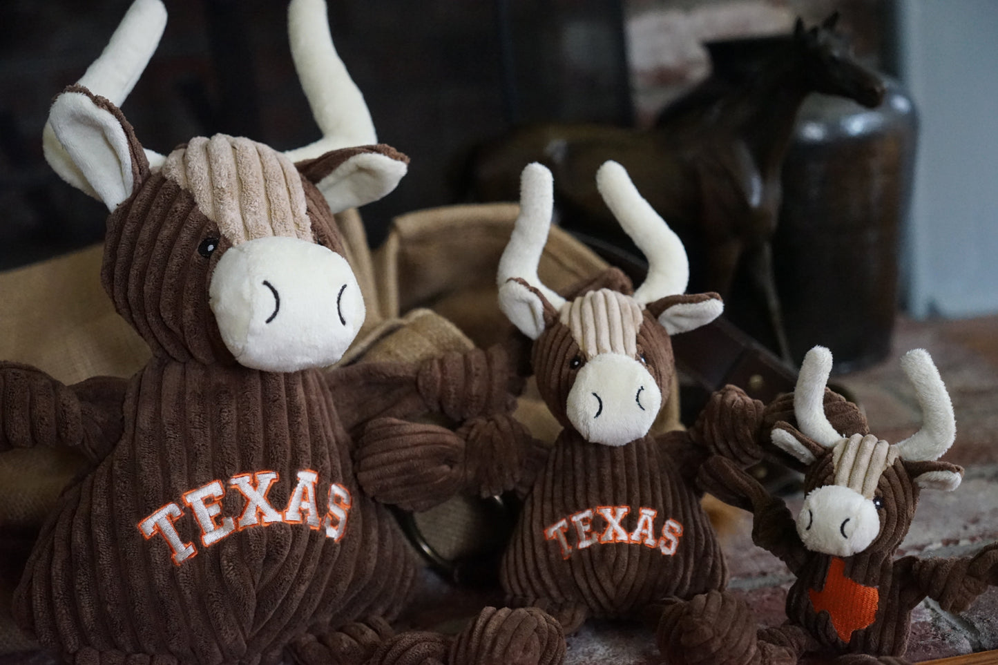 Texas Longhorn Knottie® Plush Dog Toy