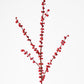 28" Faux Outdoor Red Berry Stem