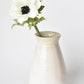 17" Faux Anemone White Stem