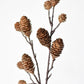 28" Faux Pine Cone Branch Stem