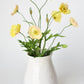 15" Faux Poppy Bush Yellow Bush