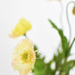 15" Faux Poppy Bush Yellow Bush
