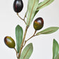 39" Faux Green Olive Leaf Stem