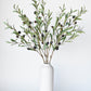 39" Faux Green Olive Leaf Stem