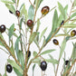 39" Faux Green Olive Leaf Stem