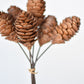 10" Faux Pine Cone Stem Bundle