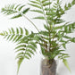 25" Faux Forest Fern in Glass Vase