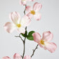 29" Faux Dogwood Branch Stem Blush