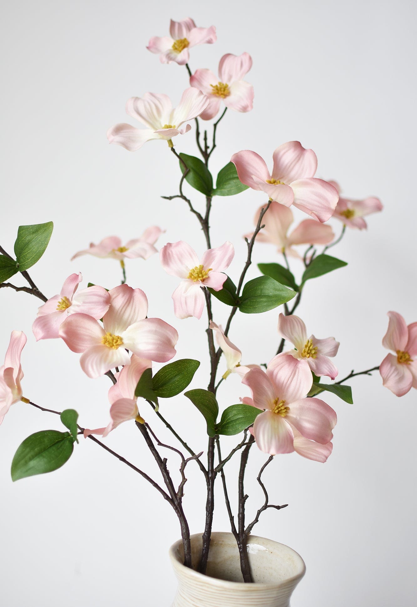 29" Faux Dogwood Branch Stem Blush