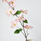 29" Faux Dogwood Branch Stem Blush
