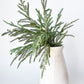20" Faux Whitewash Green Norfolk Pine Spray Bush