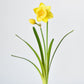 19" Faux Yellow Daffodil Spray Stem