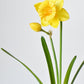 19" Faux Yellow Daffodil Spray Stem