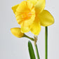 19" Faux Yellow Daffodil Spray Stem