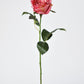 22" Faux Large Rose Bud Stem Cerise / Pink