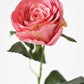22" Faux Large Rose Bud Stem Cerise / Pink