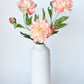 28" Faux Peach Peony Stem