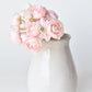 10" Faux Pale Pink Ranunculus Stem Bundle