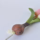 8" Faux Real Touch Soft Pink Tulips in Bulb w/pick