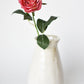 22" Faux Large Rose Bud Stem Cerise / Pink