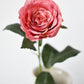 22" Faux Large Rose Bud Stem Cerise / Pink